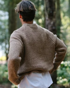 Fog Recycelter Gestrickter Pullover - Stein