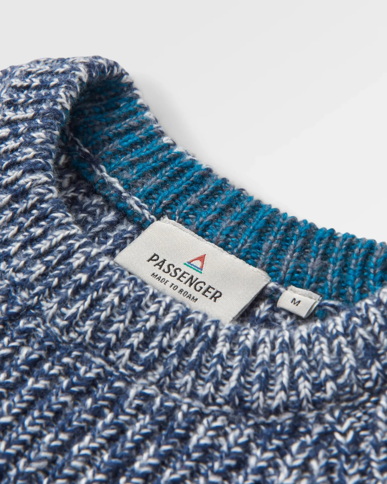 Fog Recycelter Gestrickter Pullover - Graumeliert