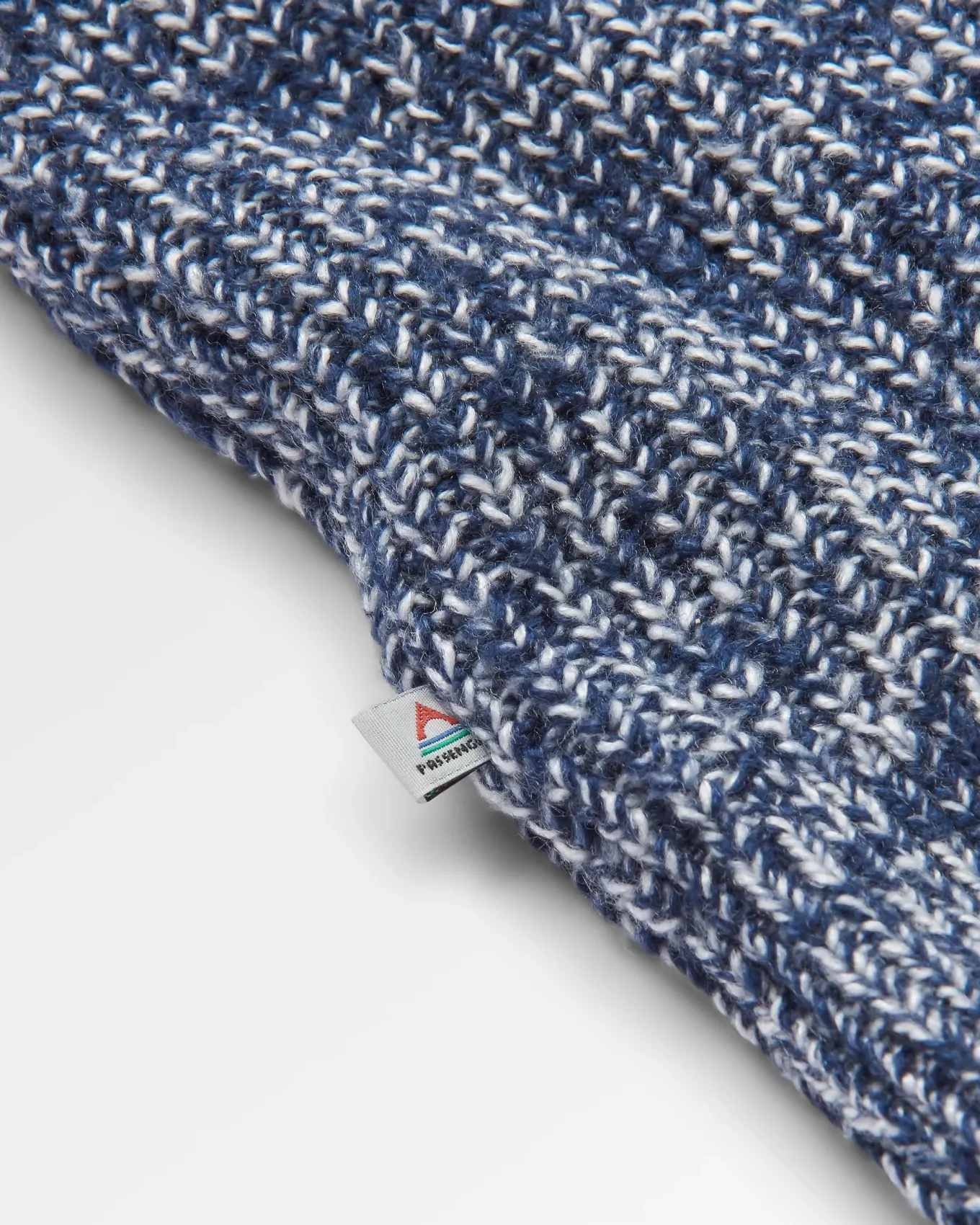 Fog Recycelter Gestrickter Pullover - Graumeliert