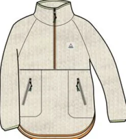 Folksy recyceltes Sherpa-Fleece - Hafer