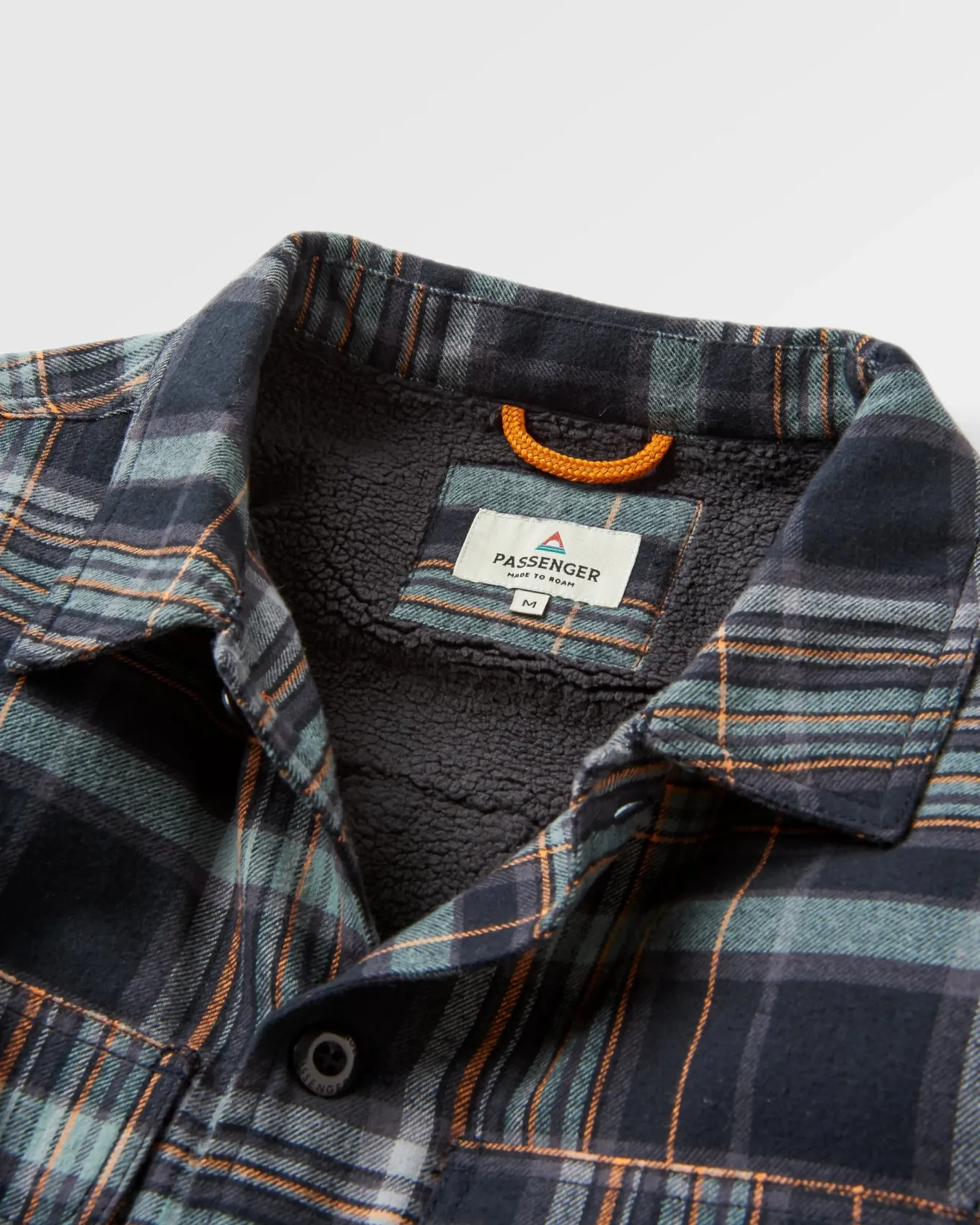 Freestyle Sherpa-gefüttertes Overshirt - Schwarz Check