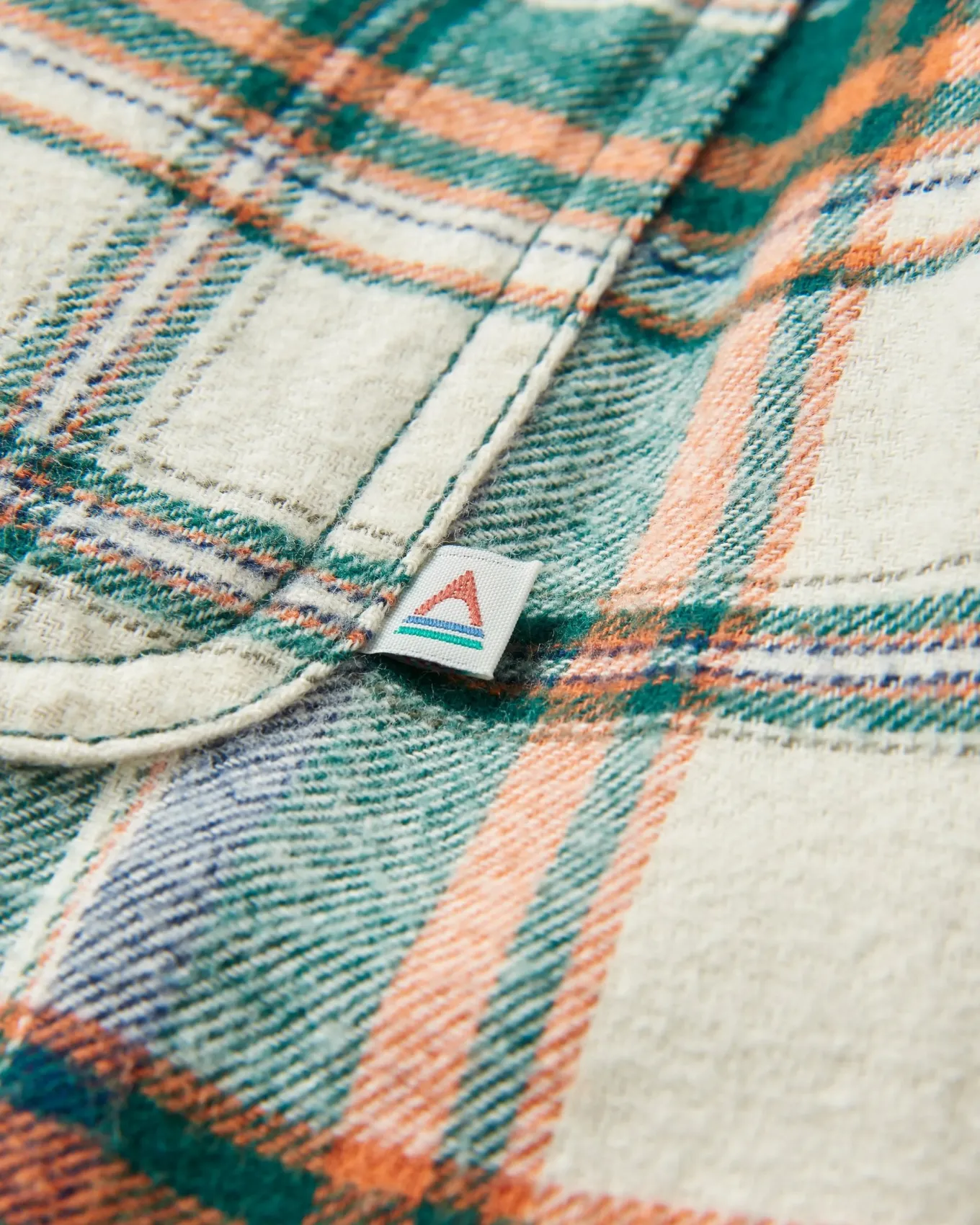 Freestyle Sherpa-gefüttertes Overshirt - Birke/Regenwald-Karo