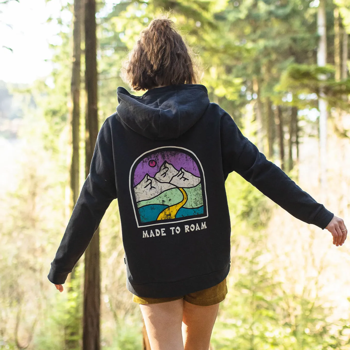 Friday Collective recycelter Baumwoll-Hoodie - Schwarz