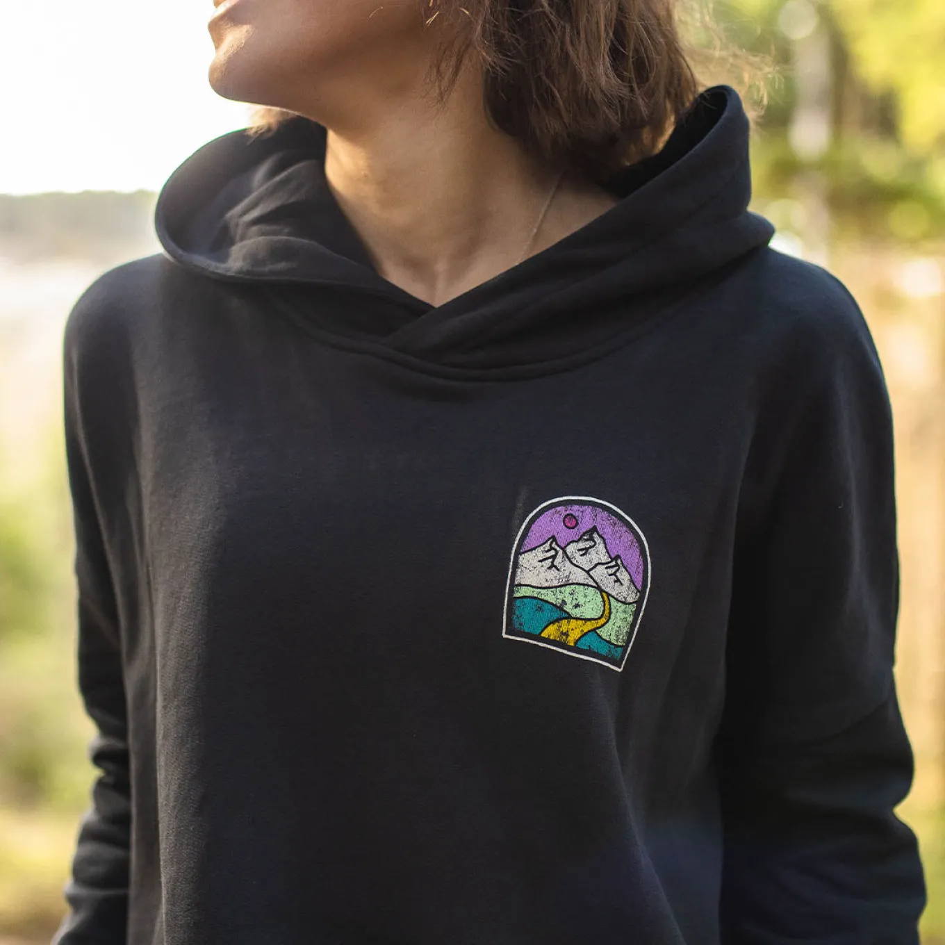 Friday Collective recycelter Baumwoll-Hoodie - Schwarz