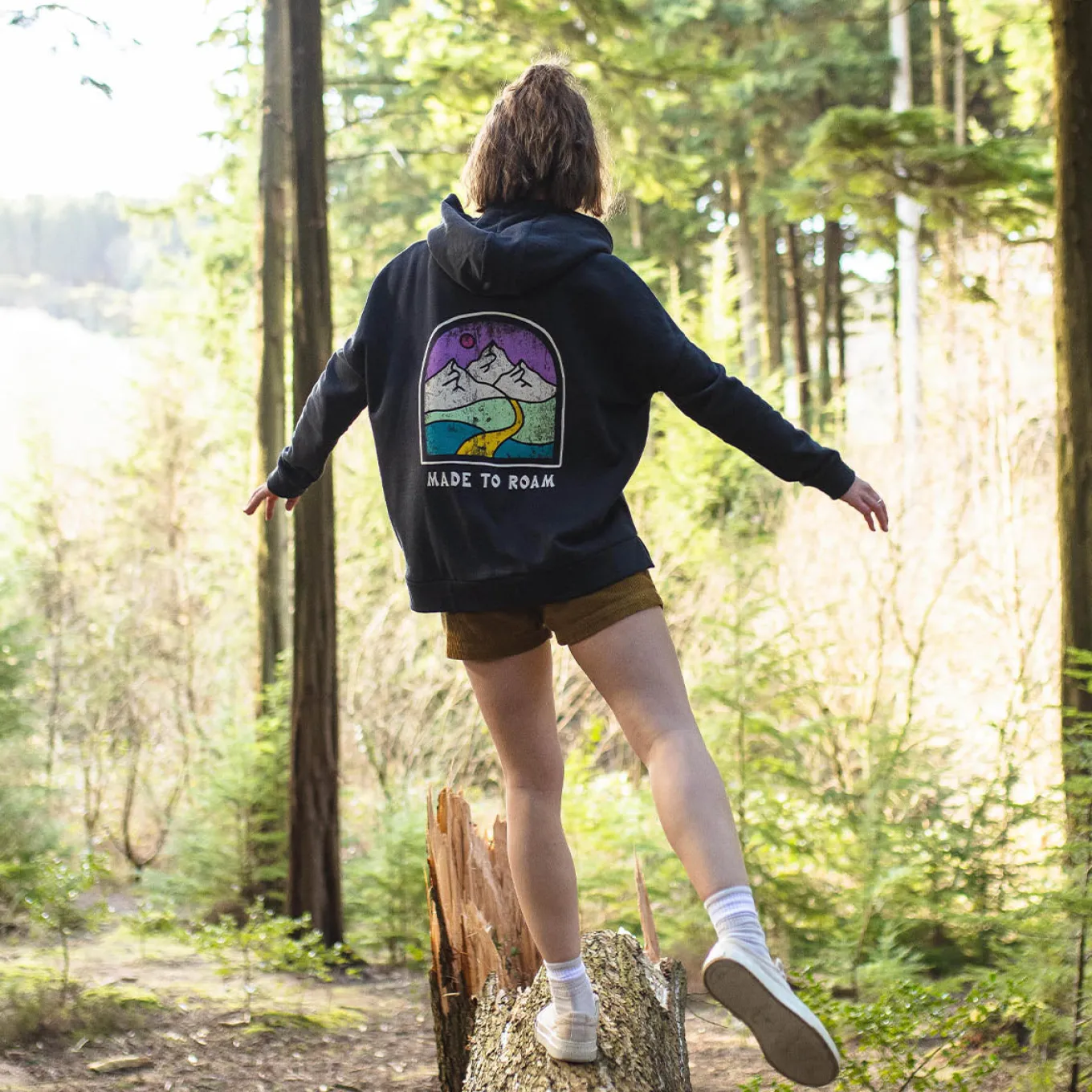 Friday Collective recycelter Baumwoll-Hoodie - Schwarz
