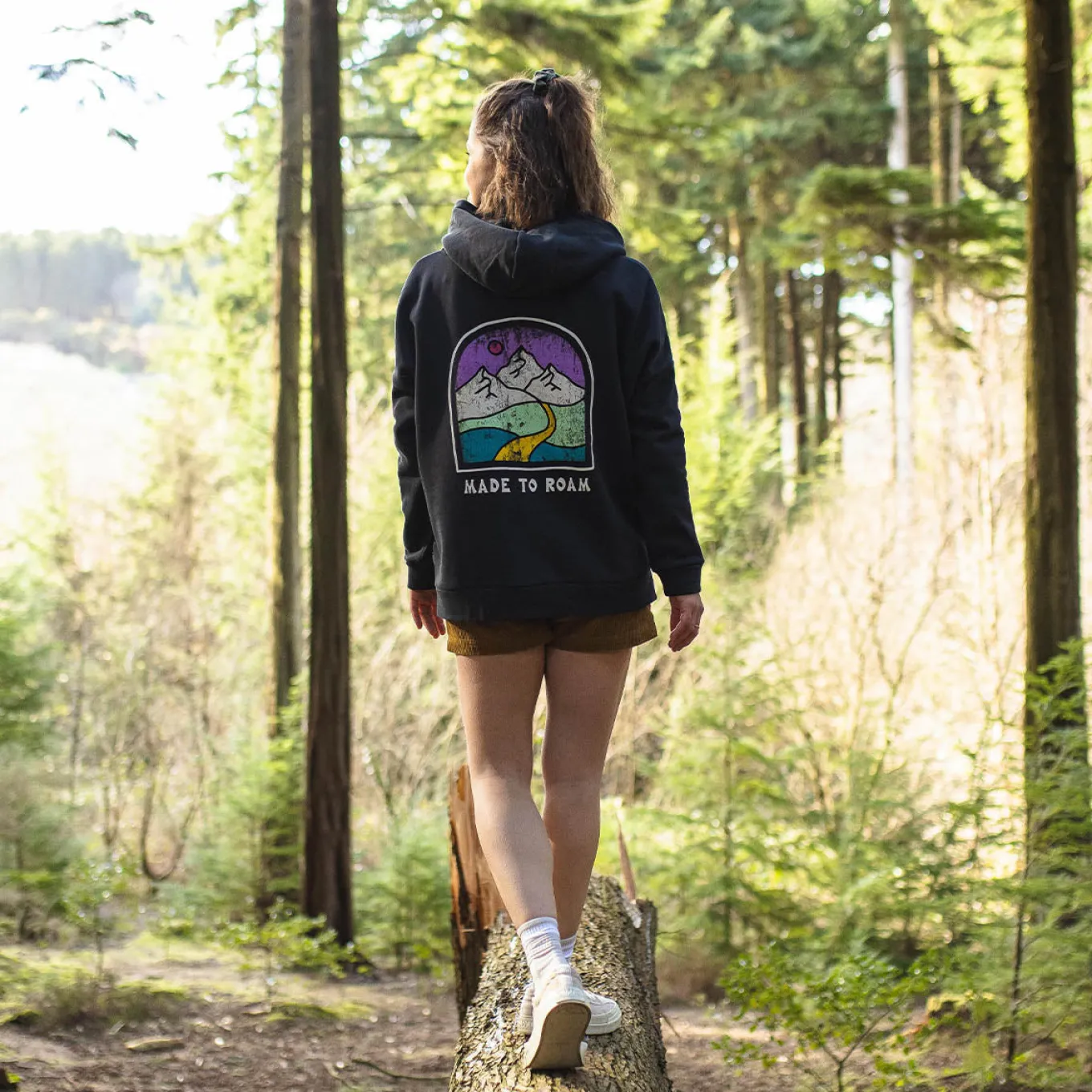 Friday Collective recycelter Baumwoll-Hoodie - Schwarz