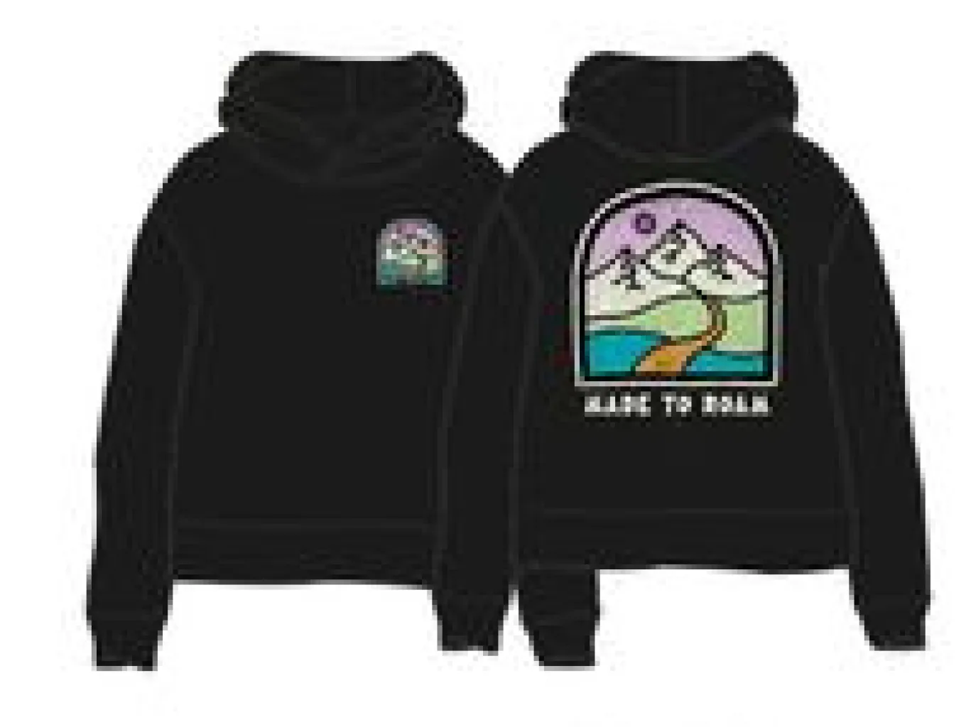 Friday Collective recycelter Baumwoll-Hoodie - Schwarz