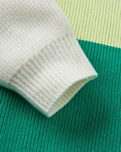 Gondwana Bio Oversized Gestrickter Pullover - Grünsee