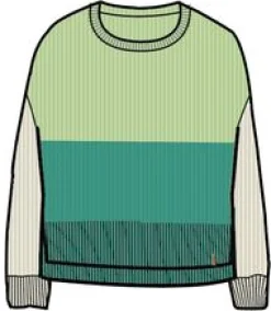 Gondwana Bio Oversized Gestrickter Pullover - Grünsee