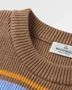 Grasslands Bio-Baumwolle Gestrickter Pullover Oversized - Eichel