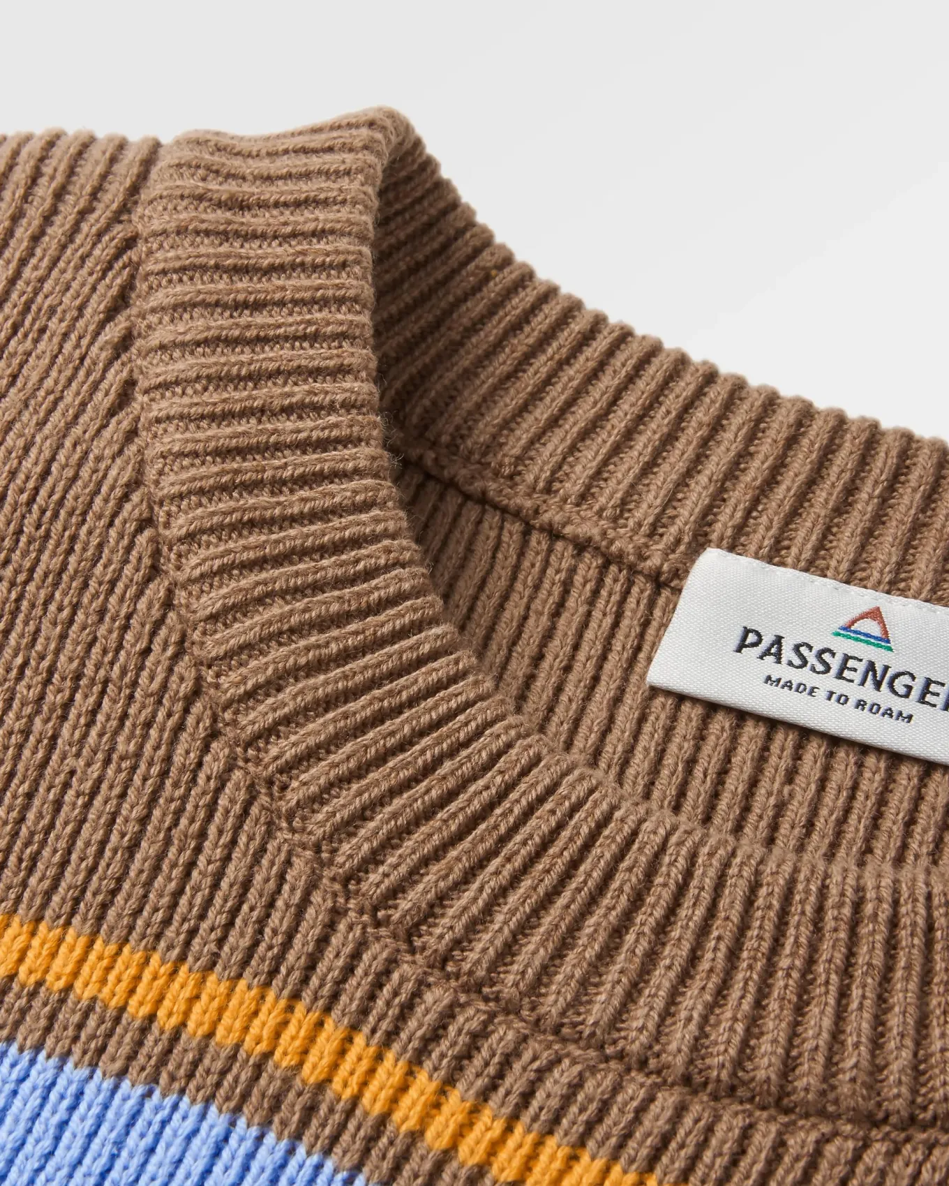 Grasslands Bio-Baumwolle Gestrickter Pullover Oversized - Eichel