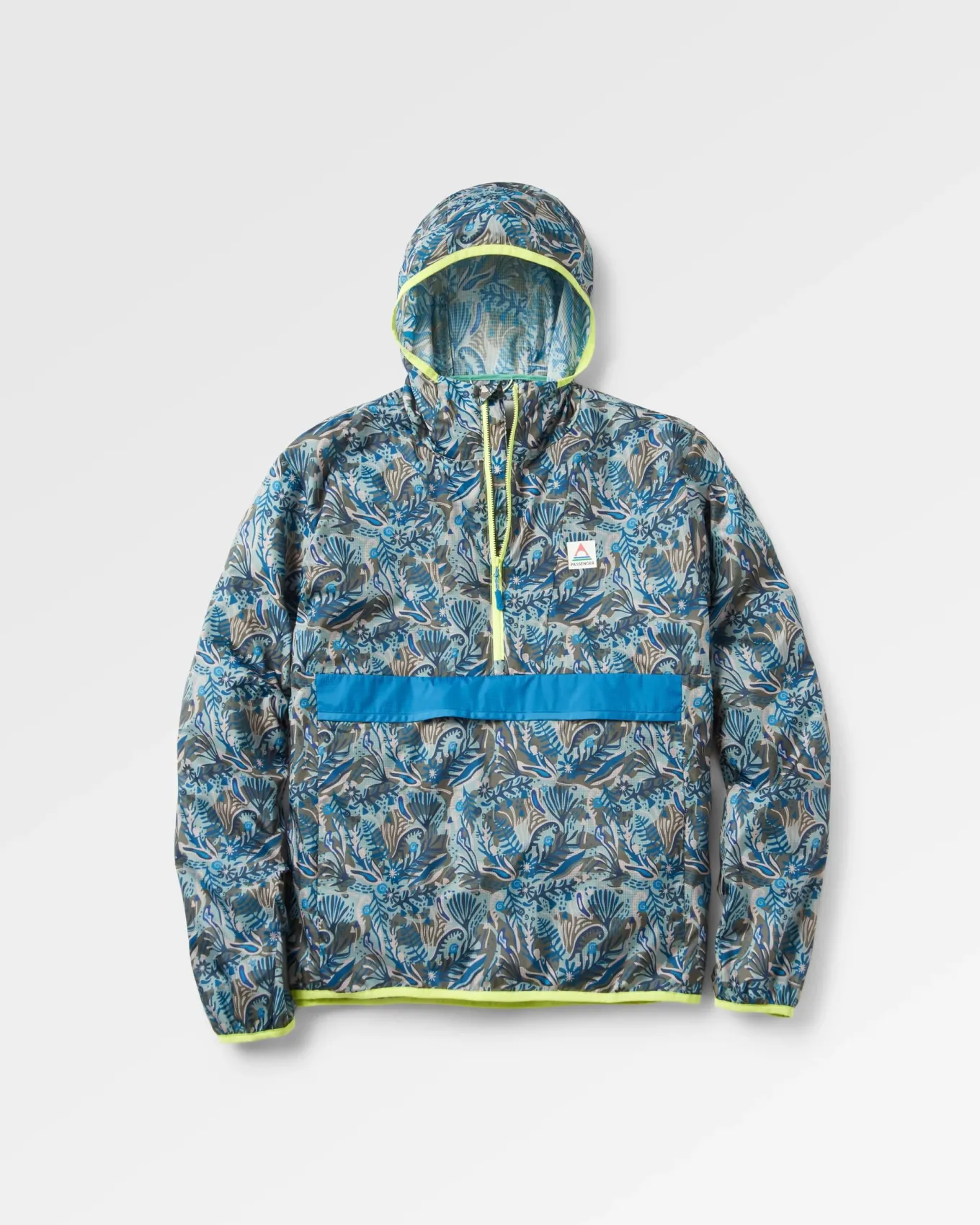 Gusto Recycelte Windjacke - Abstrakte Seealge Pistazie