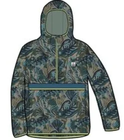 Gusto Recycelte Windjacke - Abstrakte Seealge Pistazie