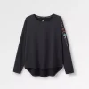 Hatha Recyceltes Aktiv-Top - Schwarz