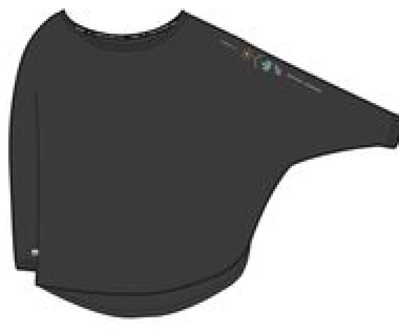 Hatha Recyceltes Aktiv-Top - Schwarz