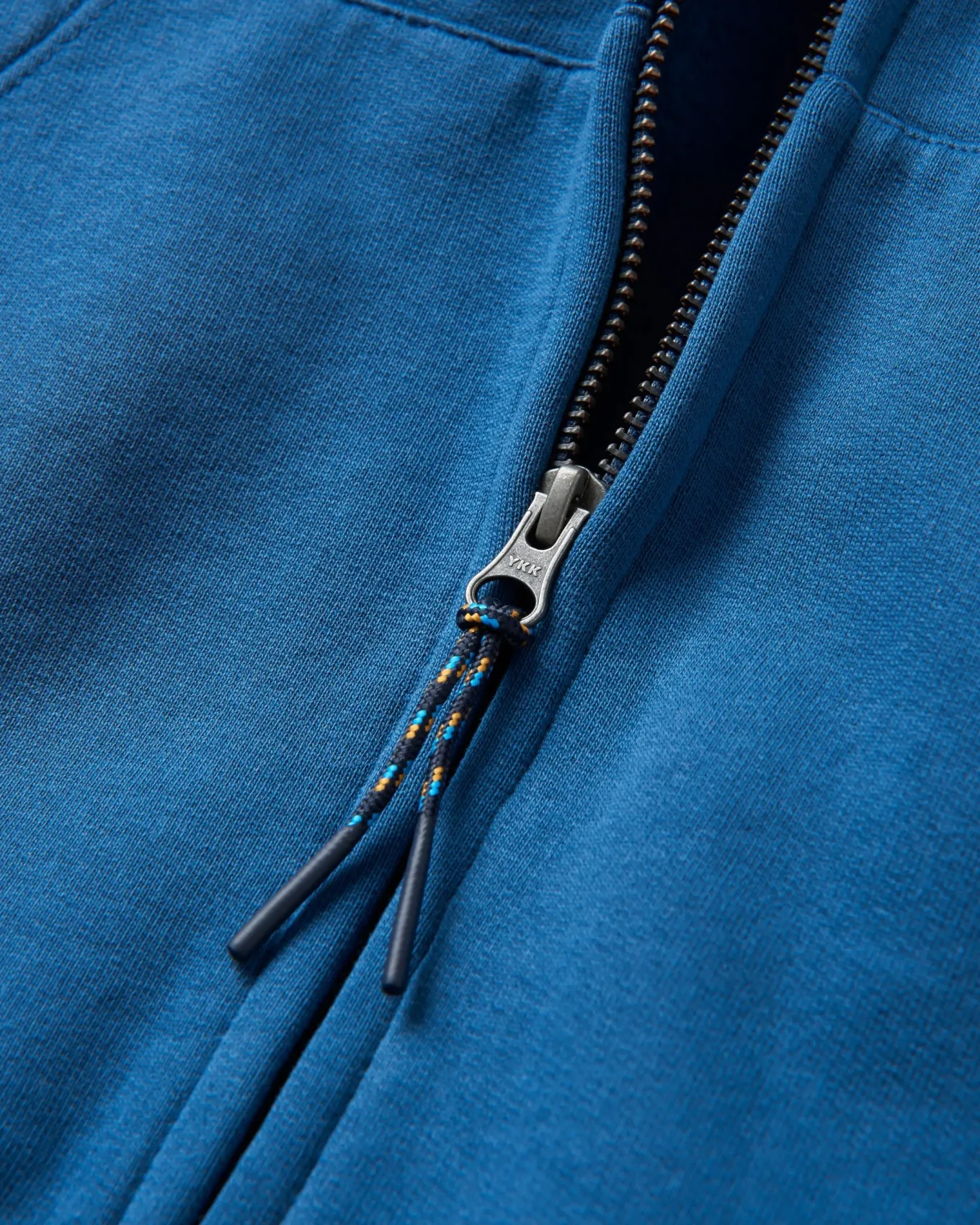Heritage Full Zip Recycelter Baumwoll-Hoodie - Dunkler Denim