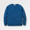 Heritage Recyceltes Baumwoll-Sweatshirt - Dunkler Denim