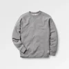 Heritage Recyceltes Baumwoll-Sweatshirt - Dunkelgrau meliert