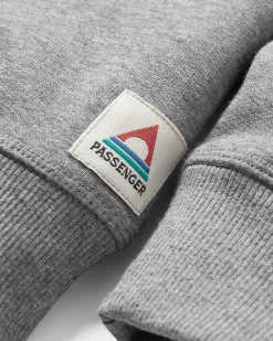 Heritage Recyceltes Baumwoll-Sweatshirt - Dunkelgrau meliert