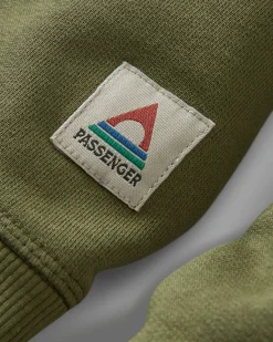 Heritage Recyceltes Baumwoll-Sweatshirt - Khaki