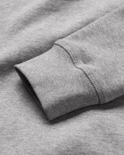 Heritage Recyceltes Baumwoll-Sweatshirt - Dunkelgrau meliert