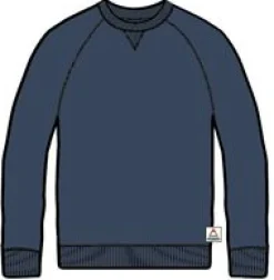 Heritage Recyceltes Baumwoll-Sweatshirt - Dunkler Denim