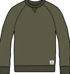 Heritage Recyceltes Baumwoll-Sweatshirt - Khaki