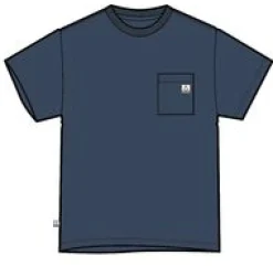 Heritage Recyceltes entspannte geschnittenes T-Shirt - Dunkler Denim