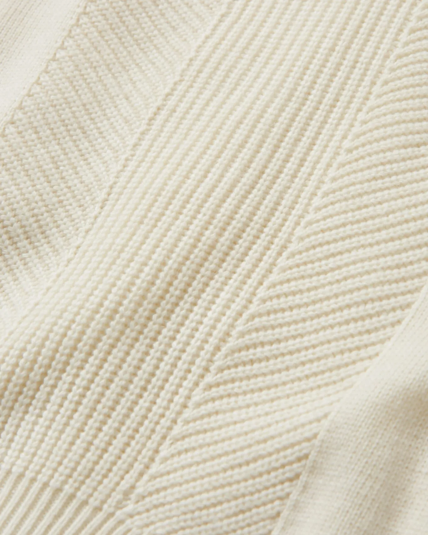 Hideout Übergroßer Bio-Strickpullover - Cremefarben