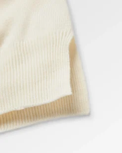Hideout Übergroßer Bio-Strickpullover - Cremefarben