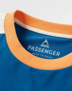 Hilltop Organic Cotton LS T-Shirt - Azure Blue