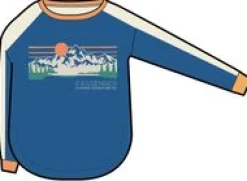 Hilltop Organic Cotton LS T-Shirt - Azure Blue
