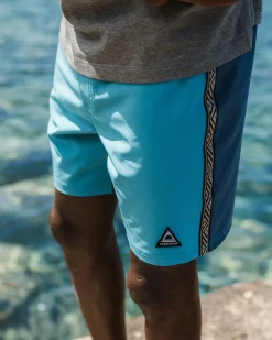 Hollow Recycelte Boardshorts - Blauer Pool