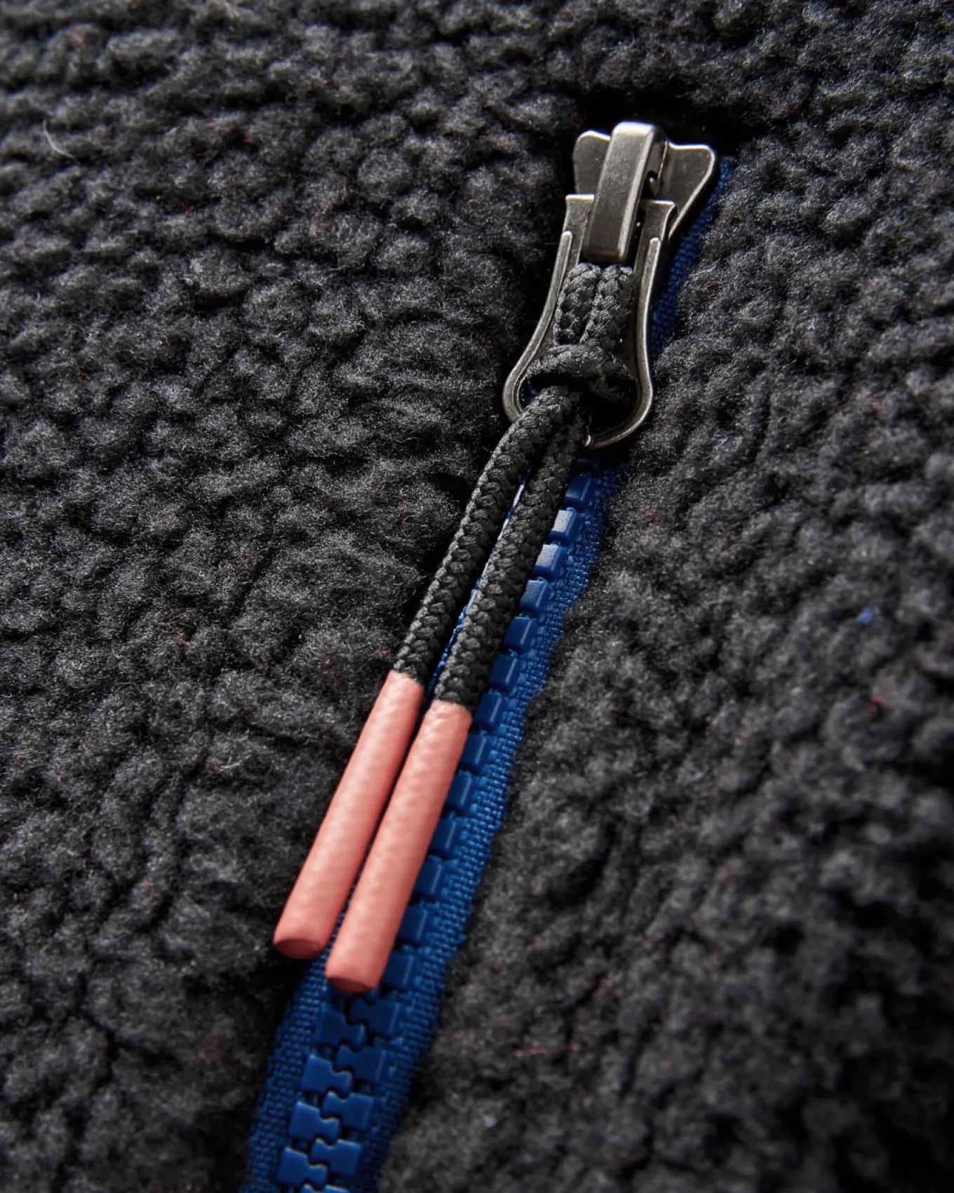 Home 2.0 1/2 Zip Recyceltes Sherpa-Fleece - Schwarz