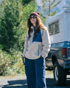 Home 2.0 Recyceltes Sherpa-Fleece - Hafermehl
