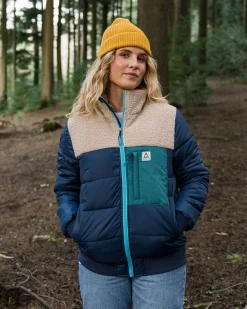 Inspire recycelte isolierte Jacke - Tiefes Marineblau