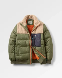 Inspire recycelte isolierte Jacke - Staubige Olive