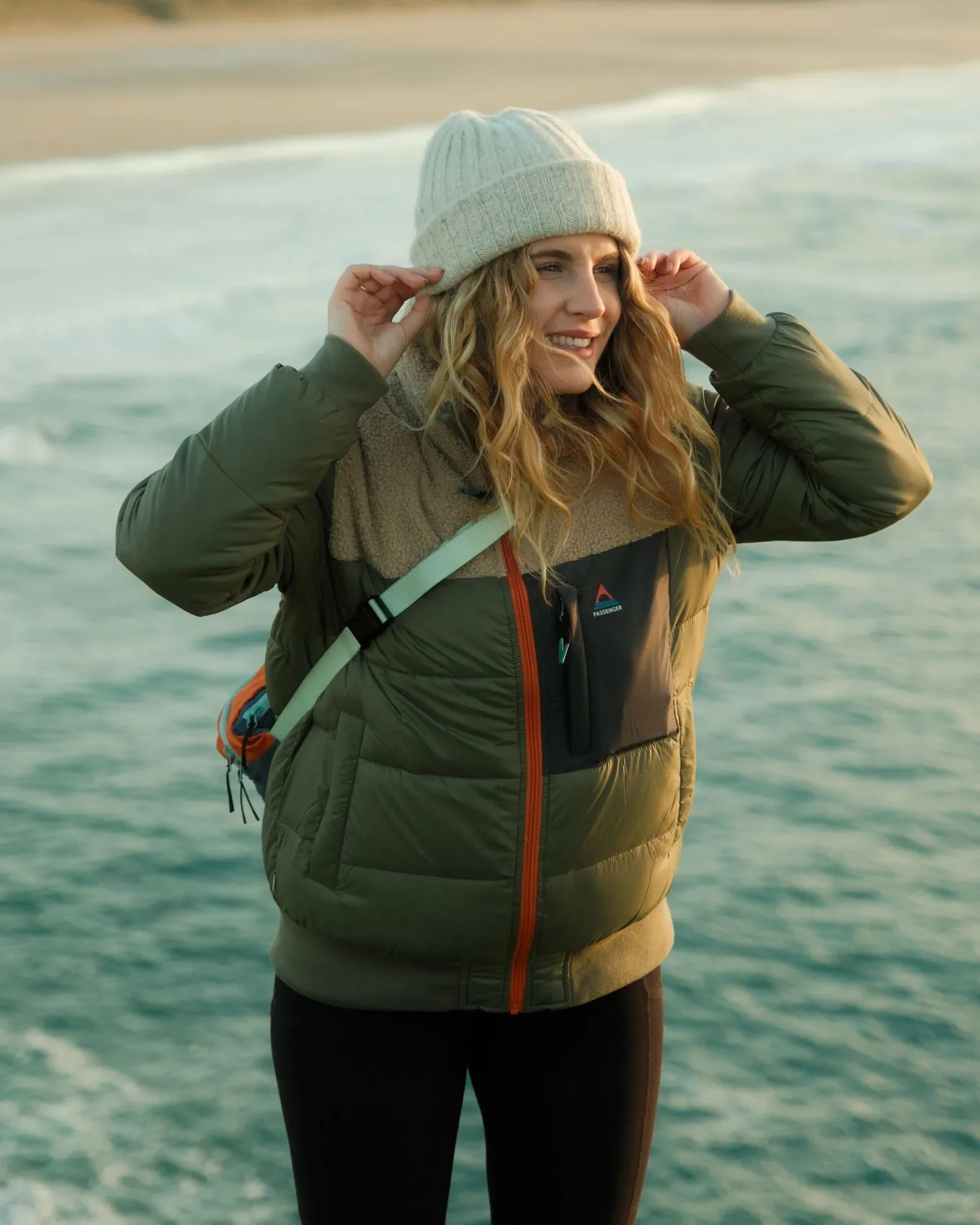 Inspire recycelte isolierte Jacke - Staubige Olive