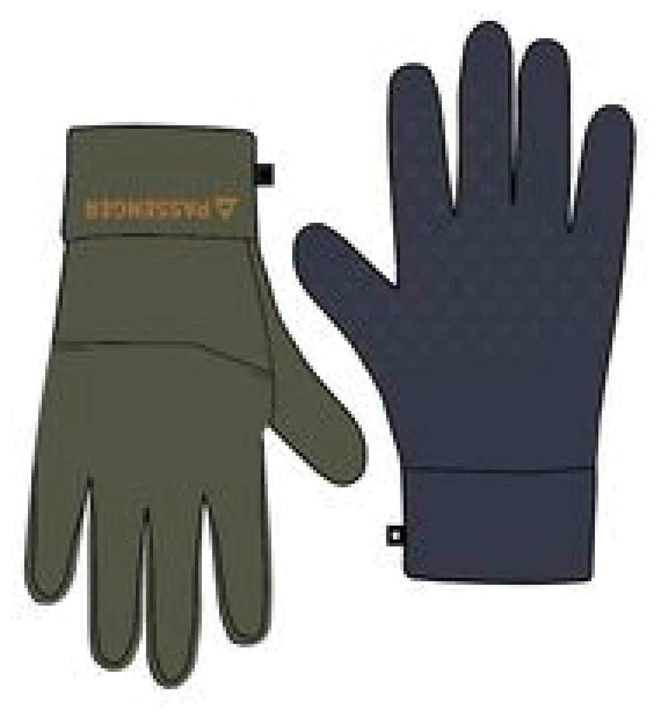 Jacks 2.0 recycelte Touchscreen-Handschuhe - Khaki