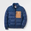 Journey Recycelte Isolierjacke - Sattes Marineblau/Dunkles Denim