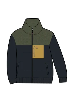 Journey Recycelte Isolierjacke - Schwarz/Khaki