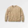 Juniper Recycelter Gestrickter Pullover - Biskuit