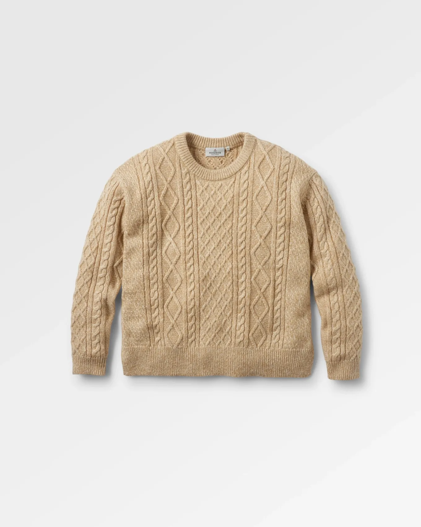 Juniper Recycelter Gestrickter Pullover - Biskuit