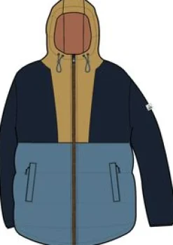 Kai Recycelte Isolierjacke - Tiefes Marineblau