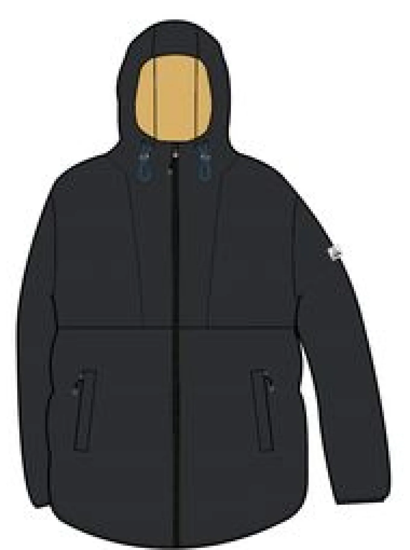 Kai Recycelte Isolierjacke - Schwarz