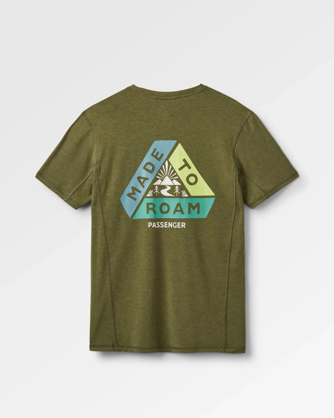 Kirkwood strukturiertes aktives T-Shirt - Khaki