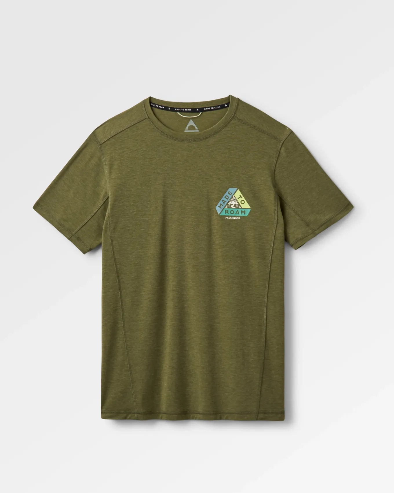 Kirkwood strukturiertes aktives T-Shirt - Khaki