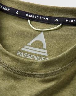 Kirkwood strukturiertes aktives T-Shirt - Khaki