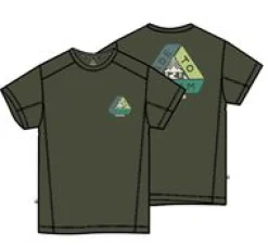 Kirkwood strukturiertes aktives T-Shirt - Khaki