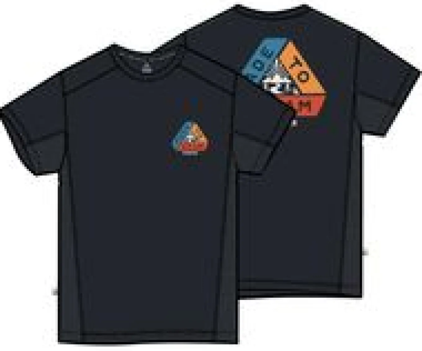 Kirkwood strukturiertes aktives T-Shirt - Schwarz